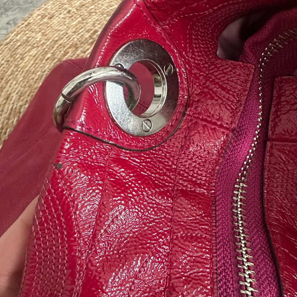 Coach Alex Patent Leather Shoulder Tote Purse F14265 - Picture 10 of 15
